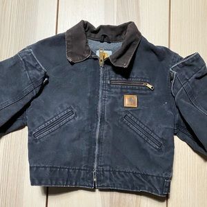 🛑SOLD 🛑Carhartt Fleece Lined Detroit Jacket Youth Small 6/7